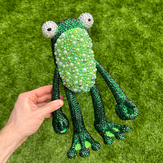 Bedazzled Jumbo Fly Frog