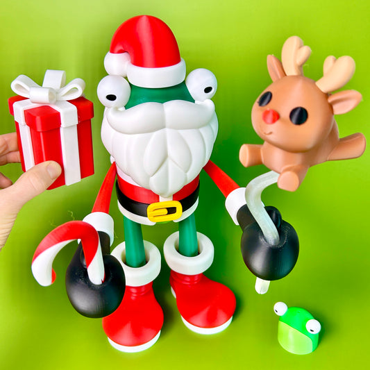 Jumbo Santa Frog