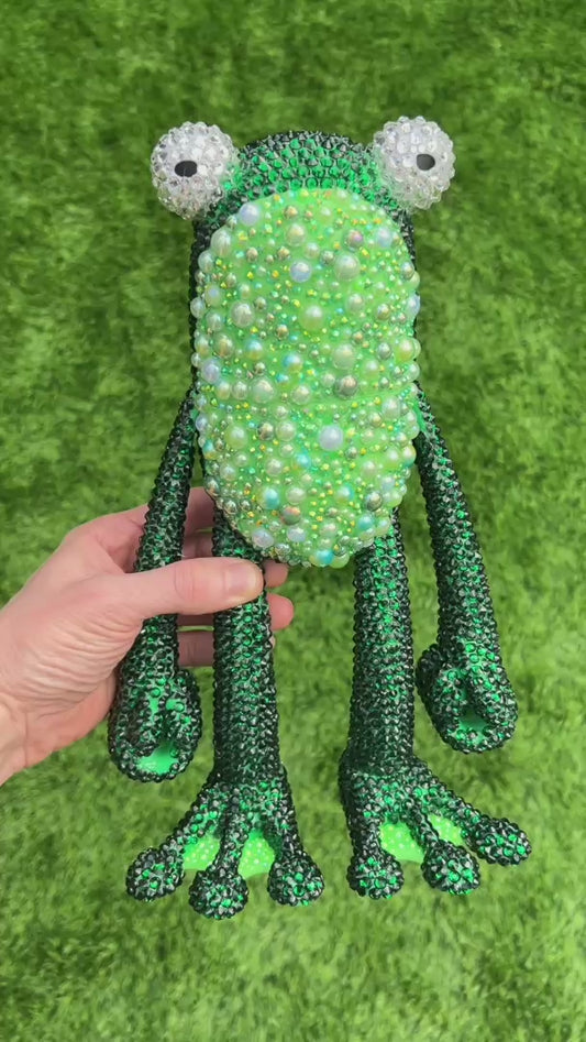 Bedazzled Jumbo Fly Frog
